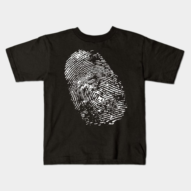 Fingerprint Kids T-Shirt by DementedDesigns